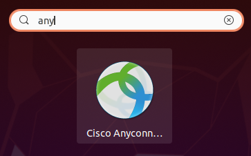 Cisco application in the program.