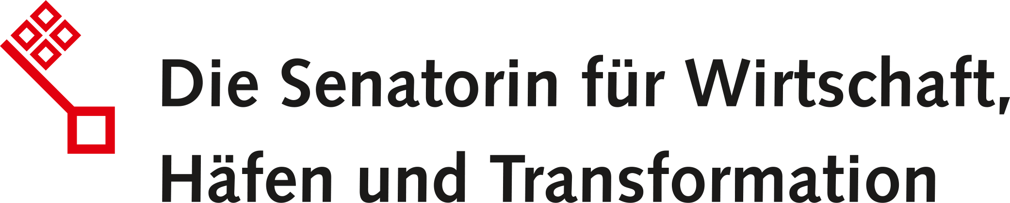 Logo Die Senatorin für Wirtschaft, Häfen und Transformation