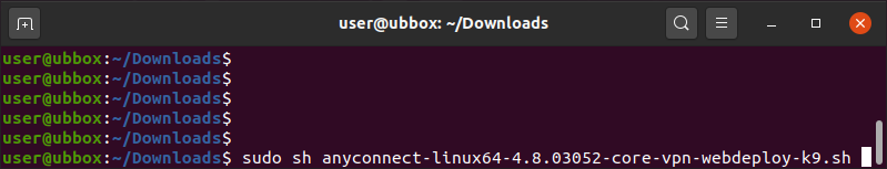 Download window from Linux.