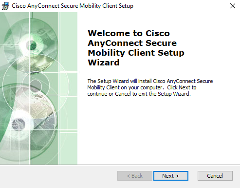 The installation client of Cisco AnyConnect.