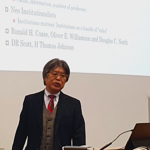 Prof. Yamamoto gibt Gastvortrag bei Prof. Veith