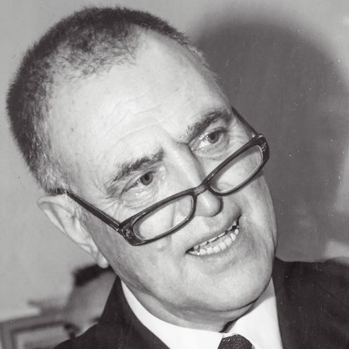 Portrait eines Mannes mit Brille