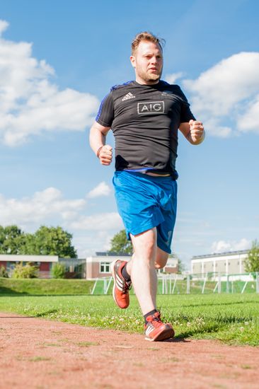 L&auml;ufer auf der Strecke.