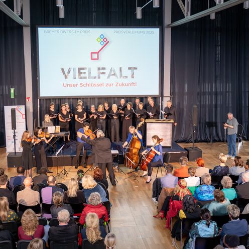 Die Preiverleihung des Diversity Preises in Bremen.