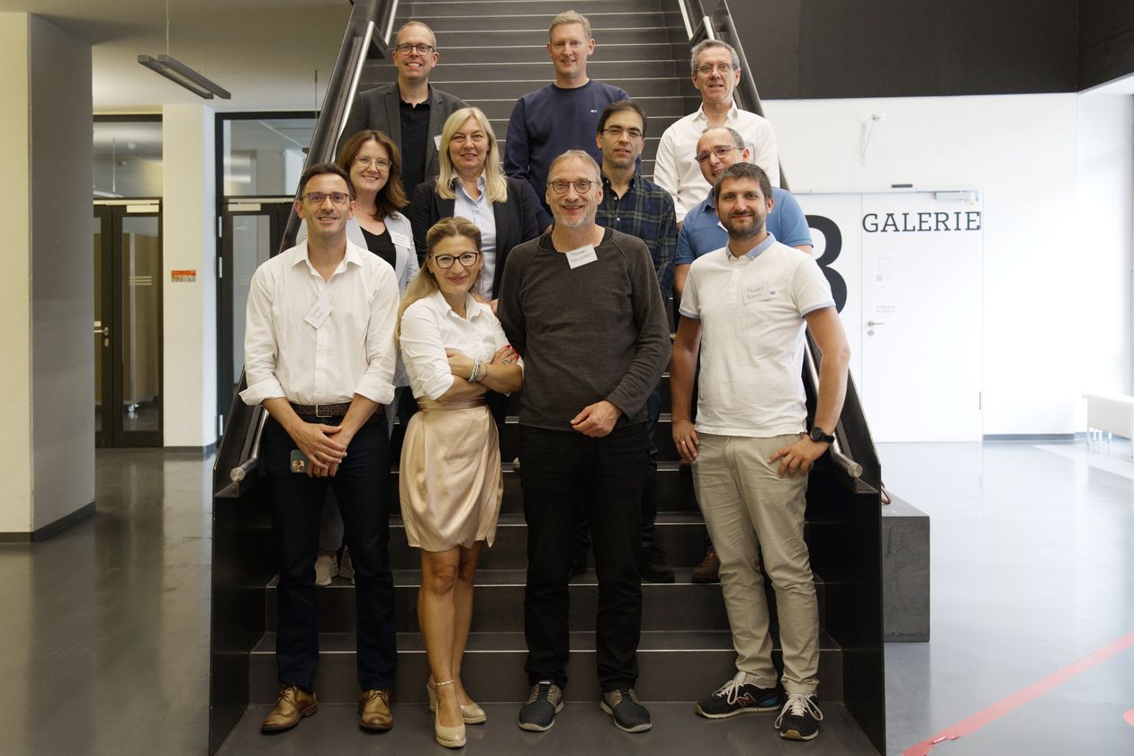 Group picture from the I_PaCE - Workshop - International teaching across countries at the HSB. Photo: HSB