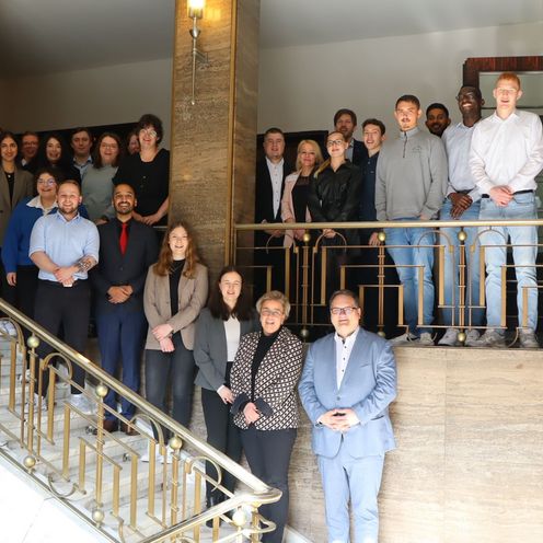 Vereidigung DSPA-Studierende mit Finanzsenator Bj&ouml;rn Becker