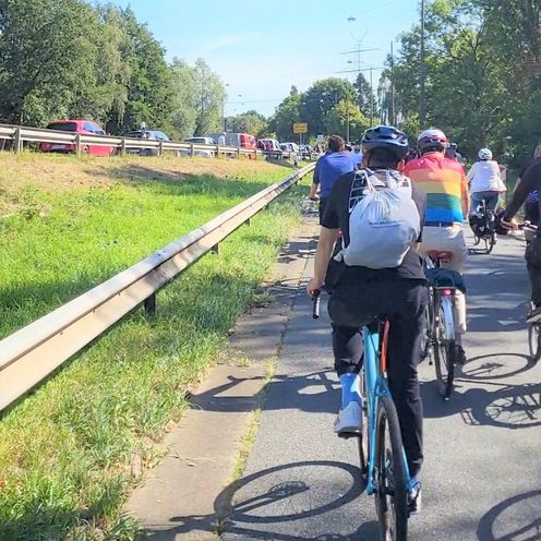 Radelnde beim Stadtradeln