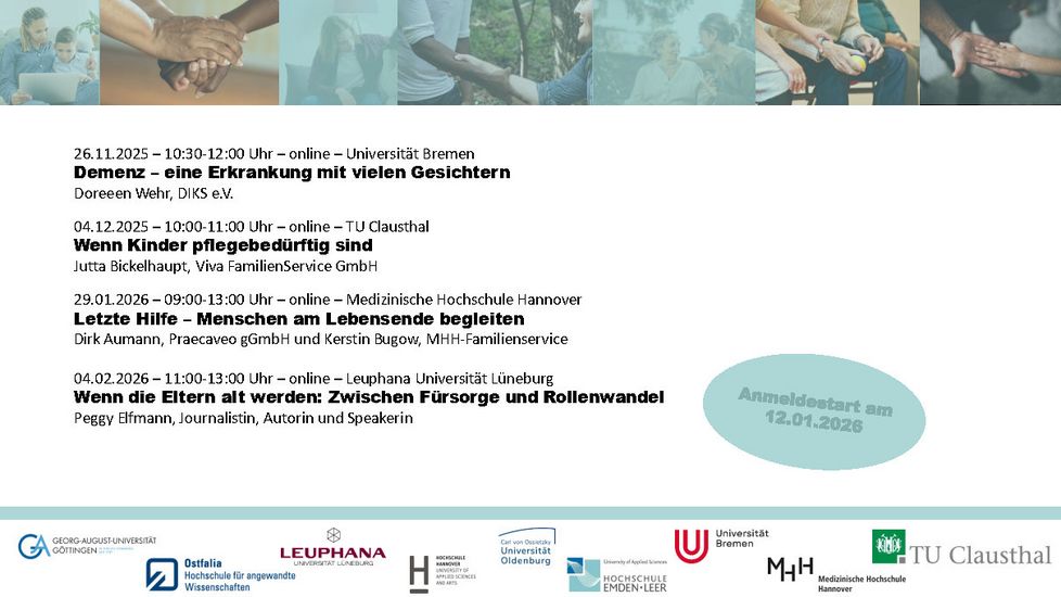 Veranstaltungsprogramm "Pflege im Fokus" Seite 2