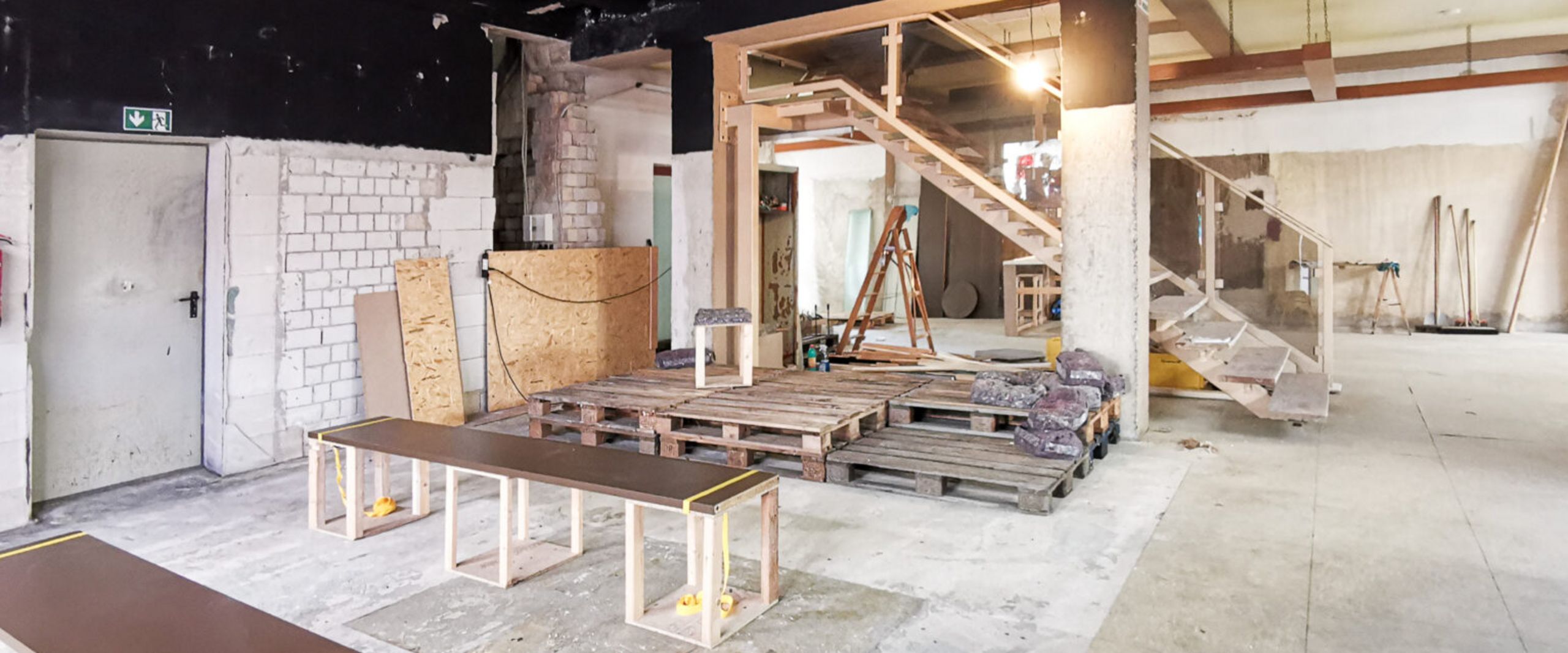 Blick in das offene Atelier. fFto: RE.MATERIAL