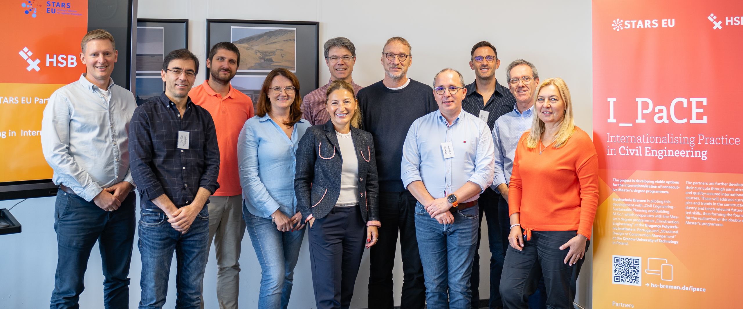 Gruppenbild vom I_PaCE – Workshop – Länderübergreifende internationale Lehre an der HSB. Foto: HSB Gruppenbild vom I_PaCE – Workshop – Länderübergreifende internationale Lehre an der HSB. Foto: HSB