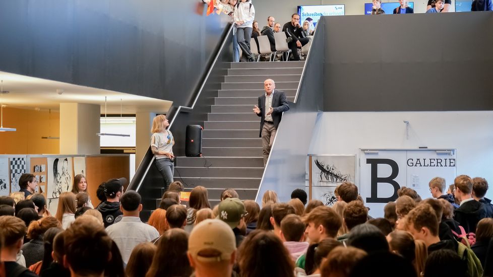 StudienINFOtag 2025 Neustadtswall Begrüßung