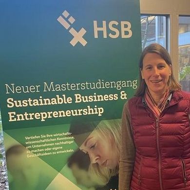 Brita Schemmann  Brita Schemmann vor Rollup