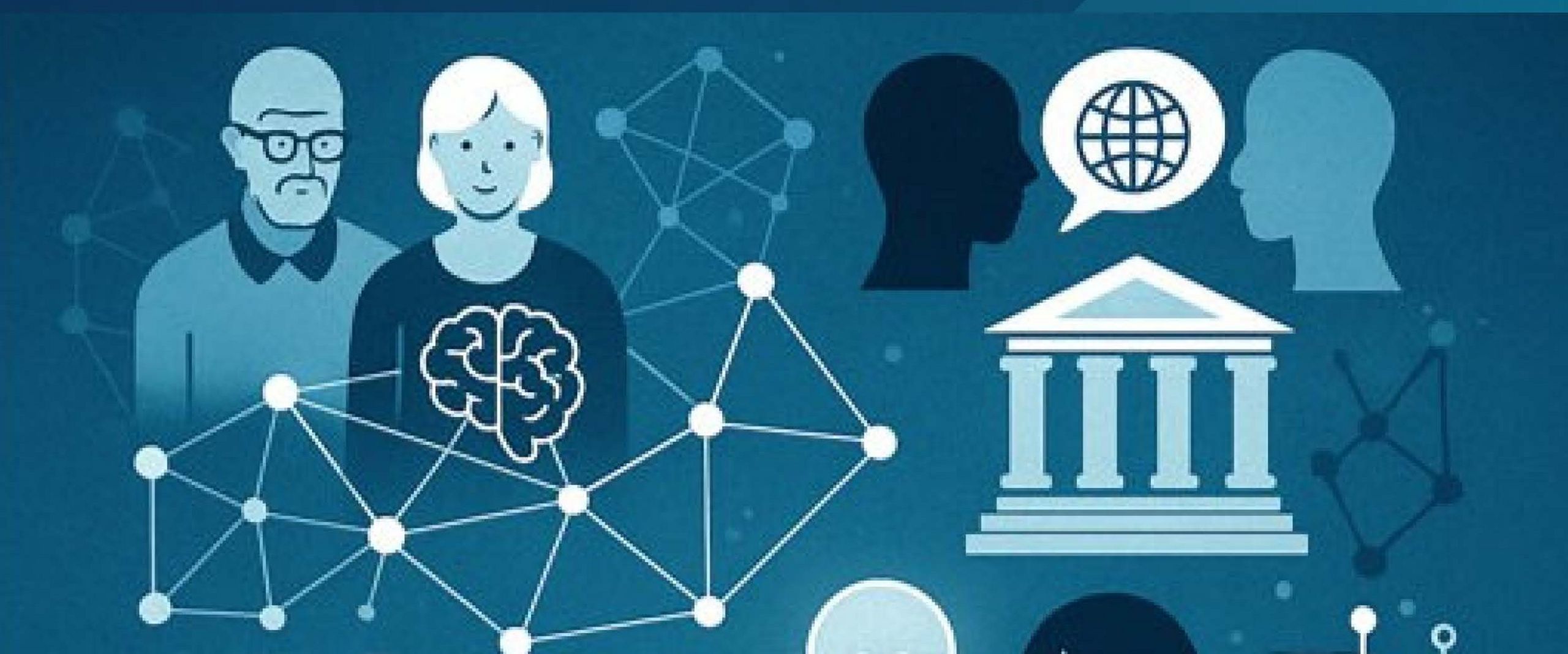 Tagungsband zur Fachtagung „Herausforderungen in der komplexen Lebens- und Arbeitswelt postmoderner Gesellschaften“ Das Bild zeigt eine Graphik, die auf der Titelseite des Tagungsbandes dargestellt ist.