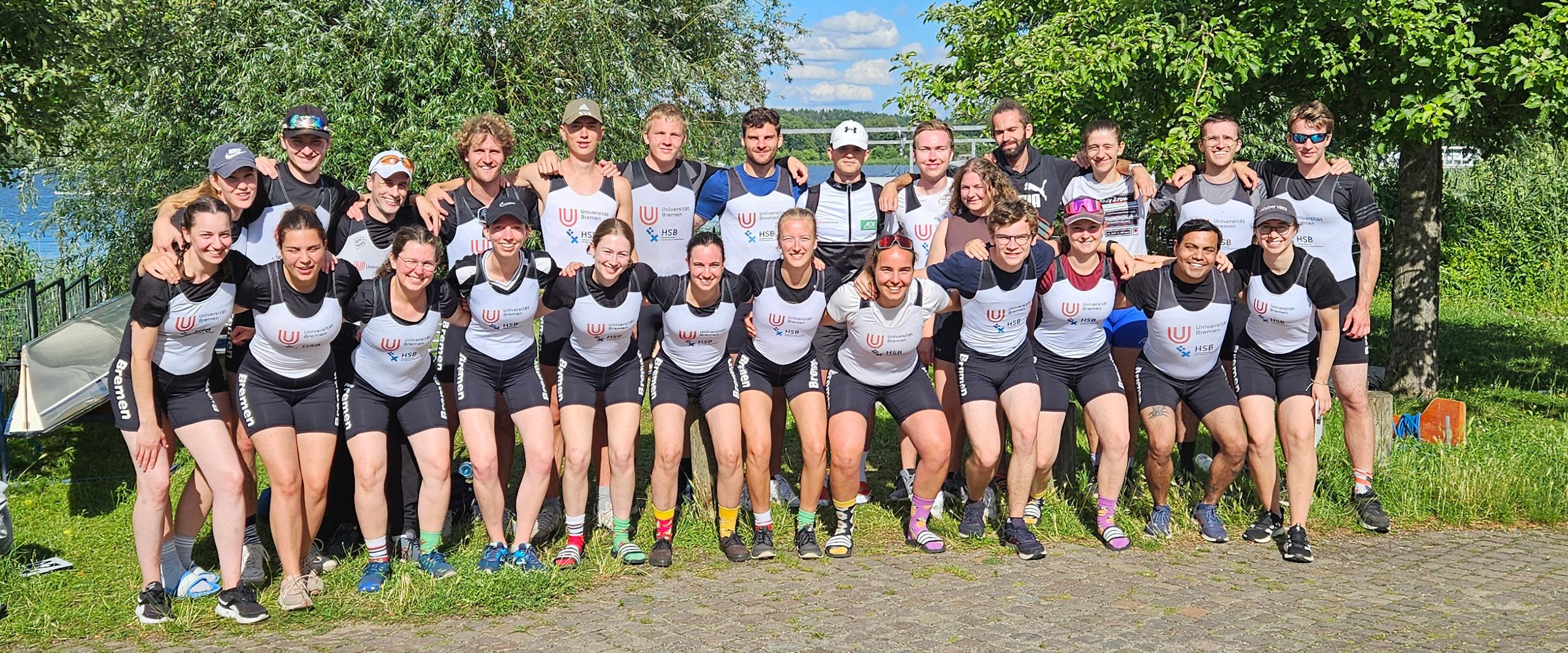 Studierende von HSB und Universit&auml;t Bremen der Wettkampfgemeinschaft Hochschulrudern