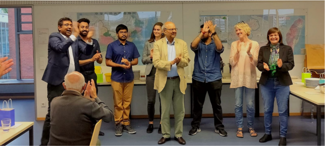 All-Set-Projekt Gruppenbild mit den Leitenden des All-Set-Projektes.