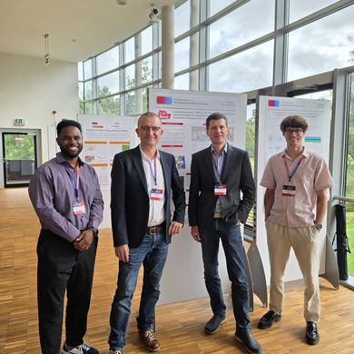 Konferenzteilnehmer der Hochschule Bremen, von links nach rechts: Frank Plummer, J&uuml;rgen Knies, Timmy Schwarz, Yannick Elias Gerling