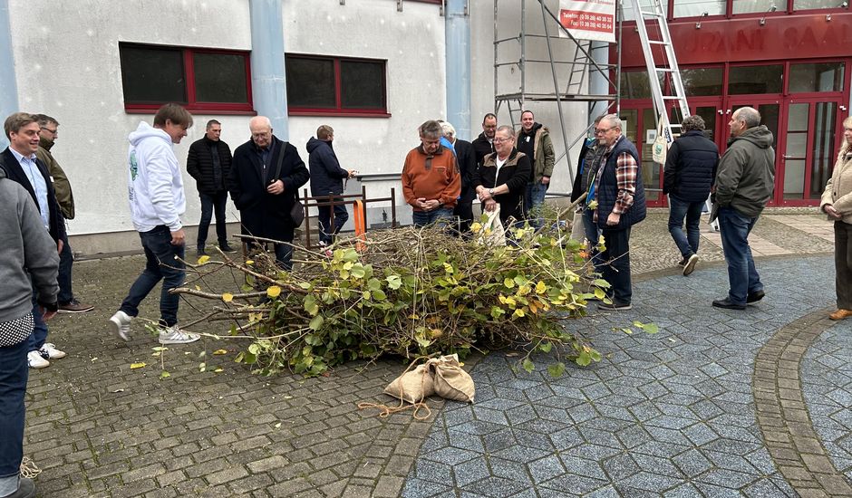 Praktiker-Tag für Sachsen-Anhalt in Staßfurt am 08.11.2025, Foto-14, Motiv: Totholz bündeln 9