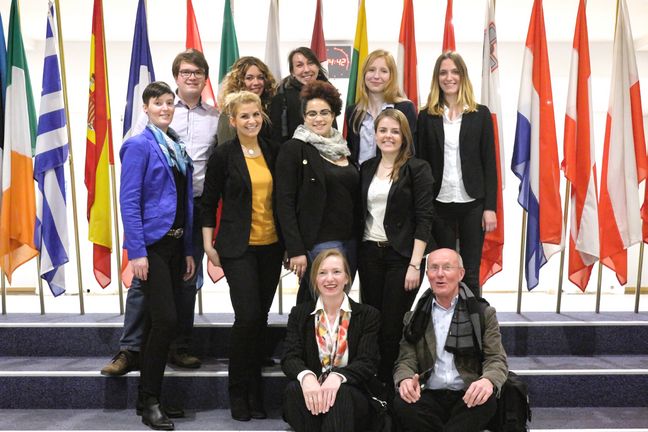 Neun Studierende auf der "14. Social European Days"