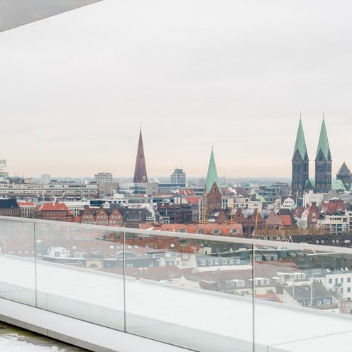 Aussicht &uuml;ber Bremen mit Dom.