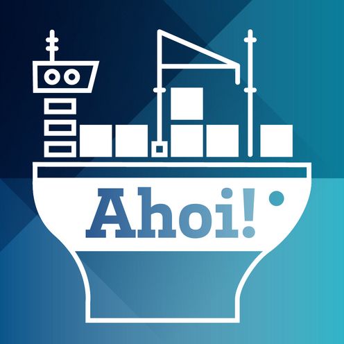 Schiffs-Grafik Ahoi