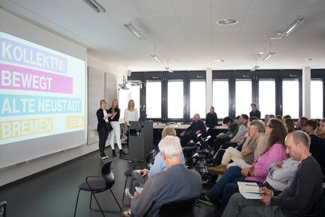 Abschlusspräsentation - Kollektiv: Bewegen (Foto: Jessica Ammann)