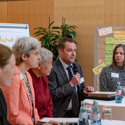 Diskussion um deutsch-chinesische Kommunalpartnerschaften am "China Roundtable"