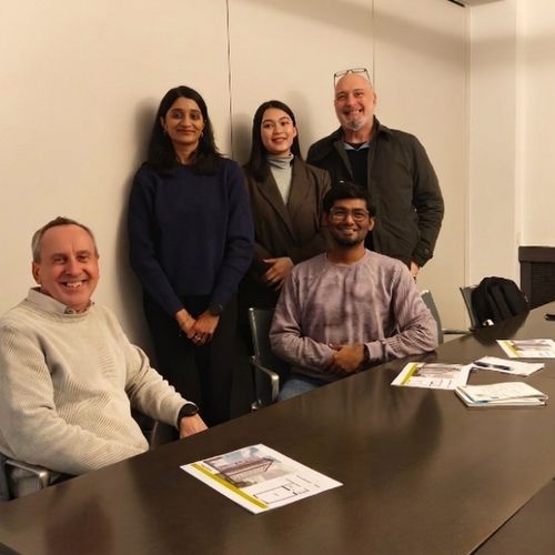 Studierenden der Hochschule Bremen mit den Rektoren der Hochschulen Bremen & Bremerhaven