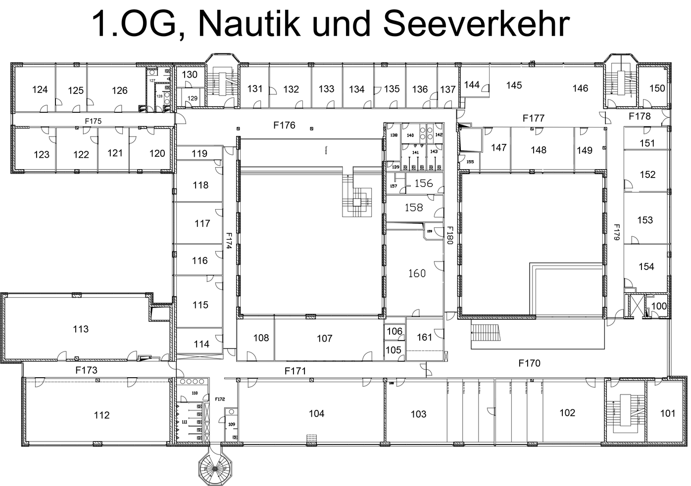 Raumplan Flughafendamm 40, 1. Obergeschoss