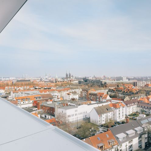 Blick vom AB-Geb&auml;ude auf die Bremer Innenstadt