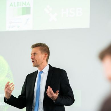 Vortrag eines Forschungsinstitutes.