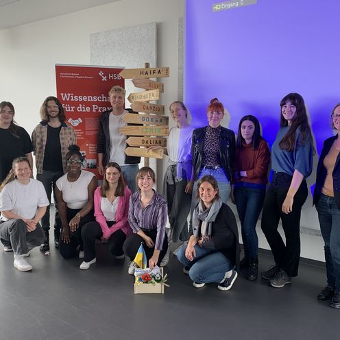 Studierende stellen ihr Projekt vor