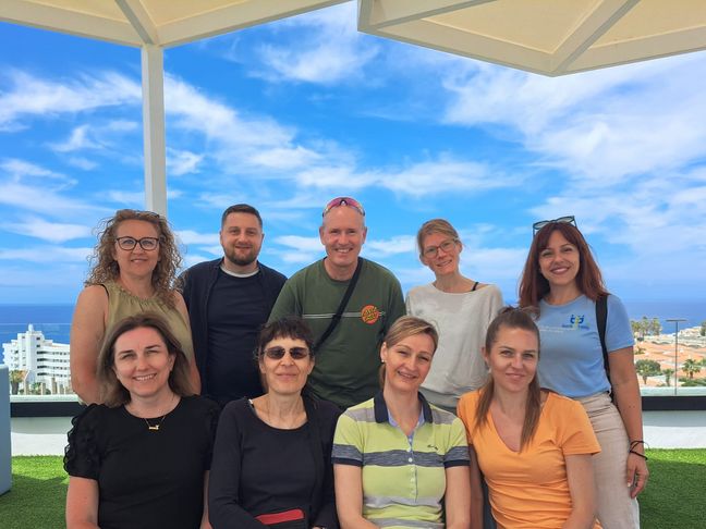 Teilnehmer:innen Erasmus Staff Week im Mynd Hotel Adeje