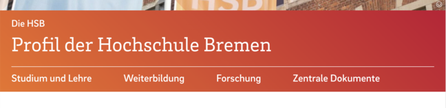 Screenshot Sprungmarkenmenü Screenshot Sprungmarkenmenü auf der Seite "Profil der HSB"