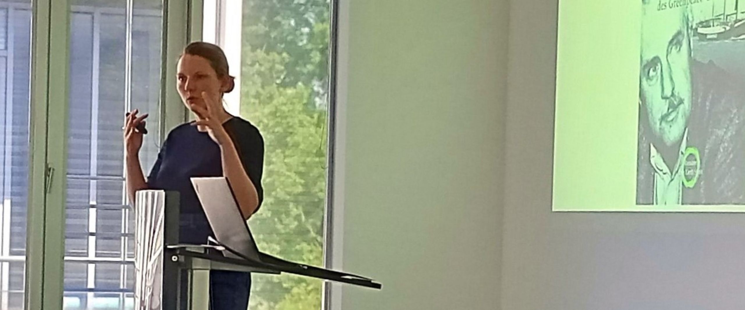 Vortrag Sandra Broschat Gastvortrag Sandra Broschat: Leiterin des Nachhaltigkeitsteams beim SV Werder Bremen