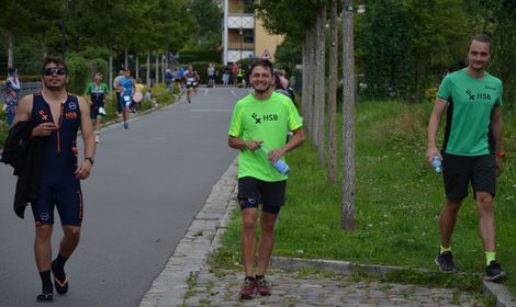 L&auml;ufer der HSB TriRunners beim M&uuml;ritz-Triathlon 2021.