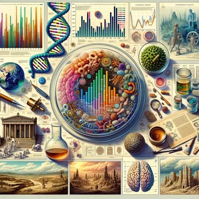 Bild von verschiedenen Daten und Dateitypen