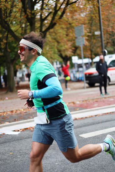 Co-Mannschaftskapitän Francisco Villarino aus dem HSB Tri-Runners beim swb-Marathon