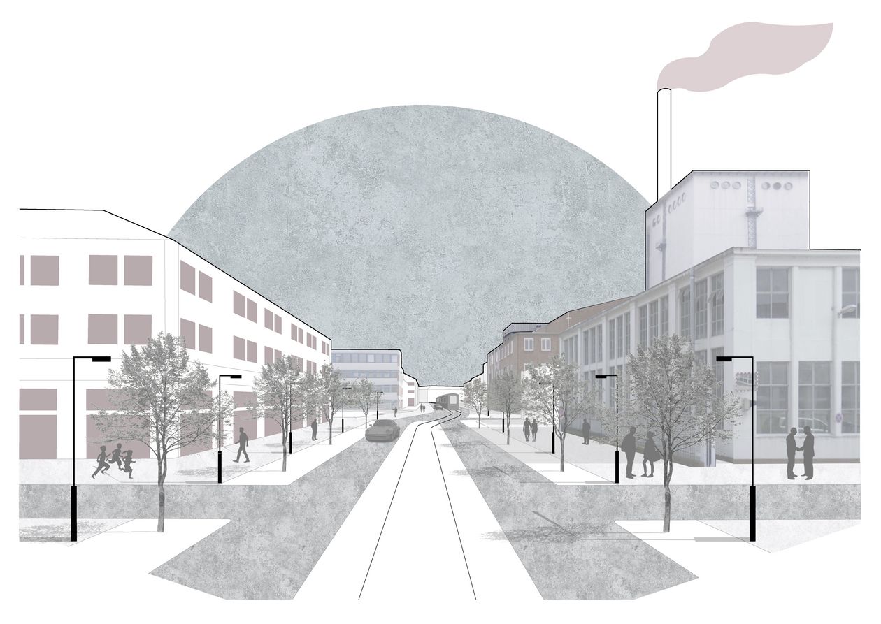 3. Preis URBAN INDUSTRY von Leonie Cordes und Rike Jakubigk