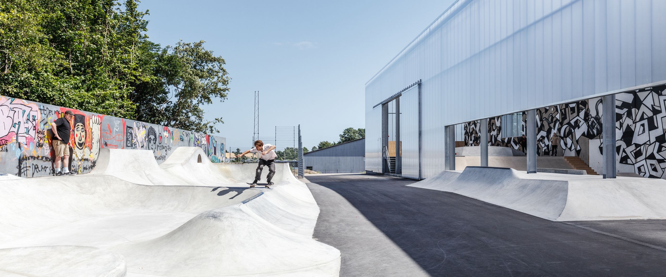 Sport- und Kulturzentrum Streetmekka Viborg mit Skatepark aus Beton