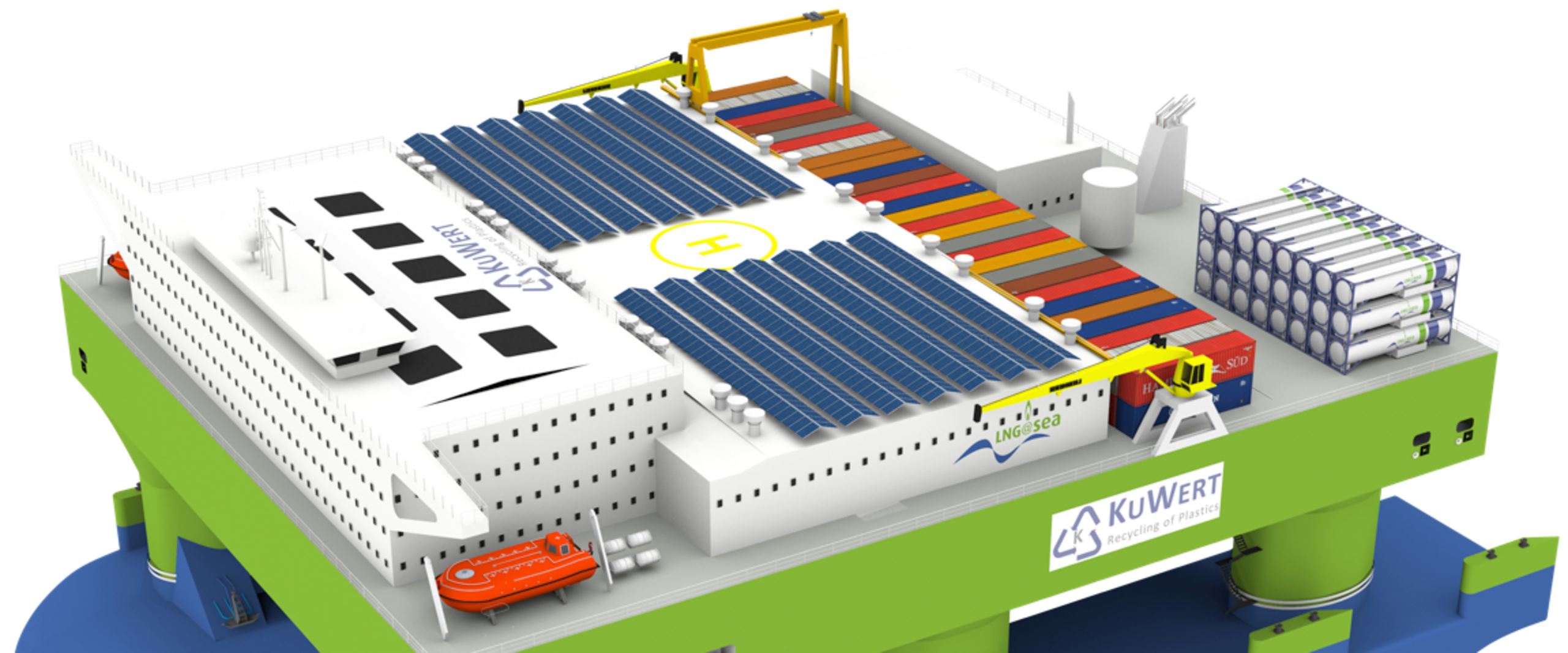 Modell Aufbereitungsplattform für Kunststoffabfälle (KuWert) Modell Aufbereitungsplattform für Kunststoffabfälle