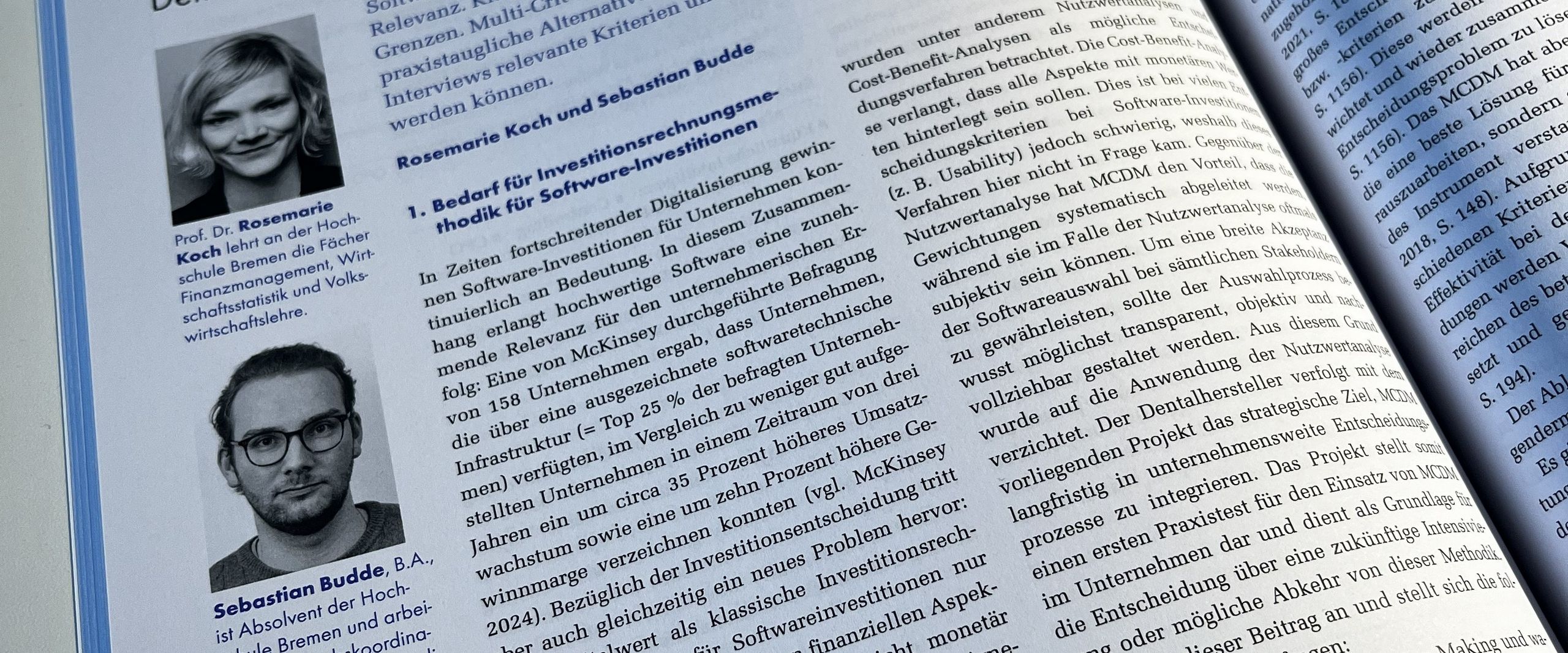 Das Bild zeigt die Zeitschrift mit dem Artikel.