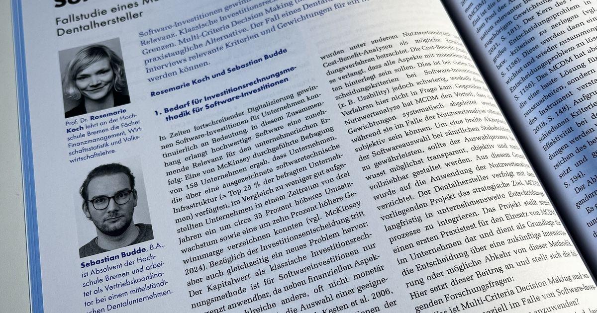 Artikel zu Multi-Criteria Decision Making in der Fachzeitschrift ...