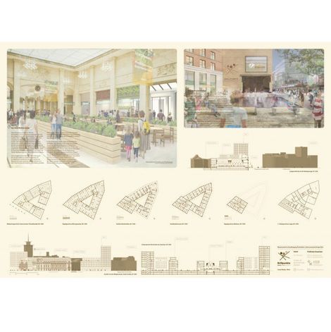 3. Preis | Duy Thong Bui: Brillpunkte – Konzepte zur nachhaltigen Umnutzung des Sparkassen-Areals