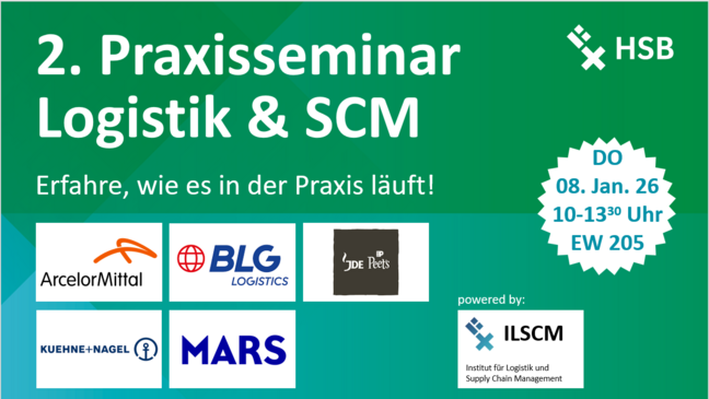 Ank&uuml;ndigung 2. Praxisseminar ILSCM