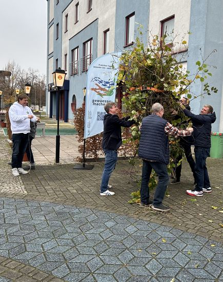 Praktiker-Tag für Sachsen-Anhalt in Staßfurt am 08.11.2025, Foto-7, Motiv: Totholz bündeln 6