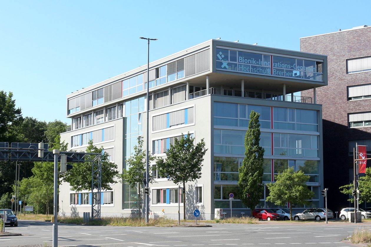 B-I-C Gebäude Gebäude und HSB-Standort in der Hermann-Köhl-Straße 1, in dem das B-I-C im 2., 4. und 5. OG untergebracht.