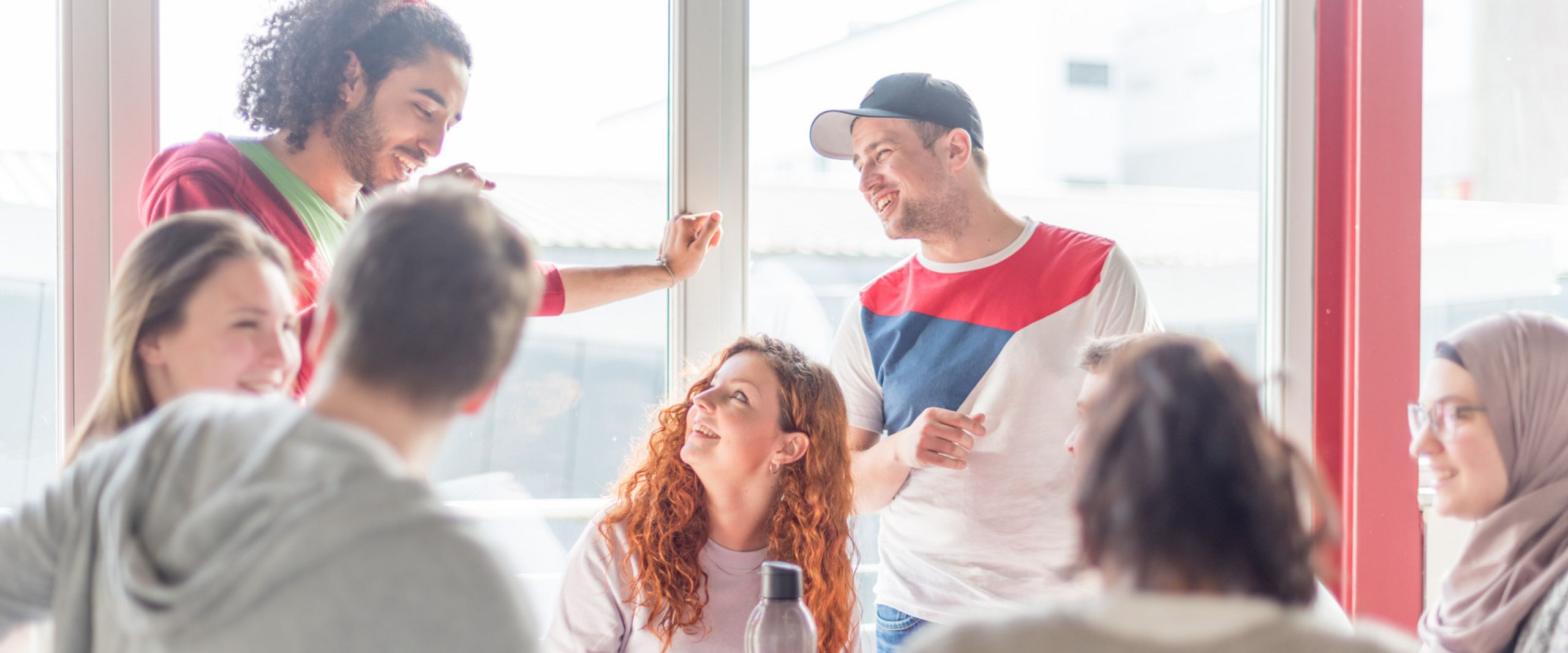 Studierende tauschen sich aus
