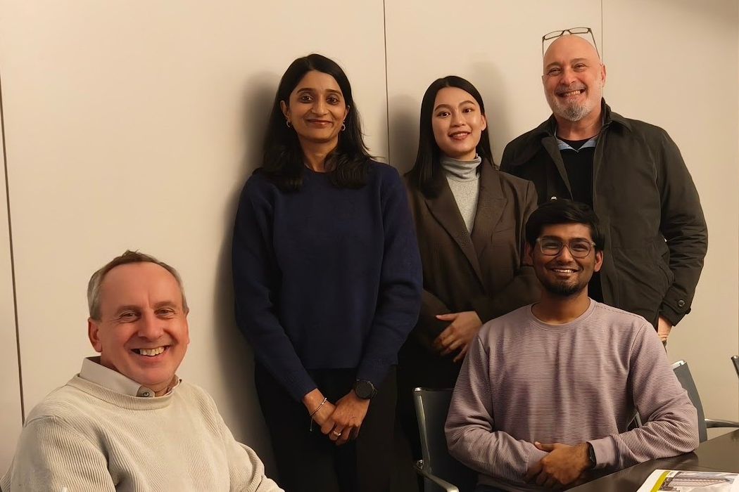 Studierenden der Hochschule Bremen mit den Rektoren der Hochschulen Bremen & Bremerhaven