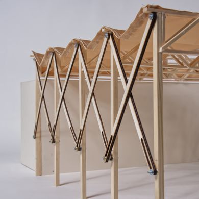 Modell eines Vordachs - Foto: HSB