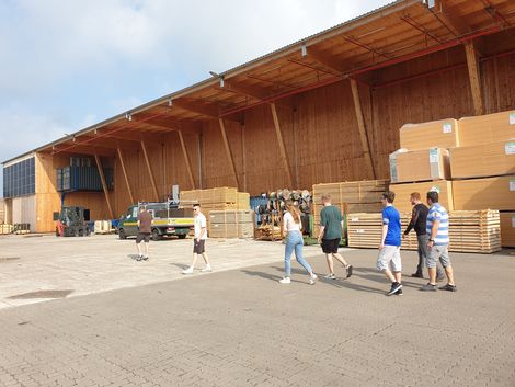 Excursion to the sawmill Holtmayer and Holzbau Cordes_Photos: Prof. Dr. Felipe Riola-Parada